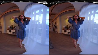 Bathrobe Beauty - Erotic Sexy Solo Striptease Hd Vr