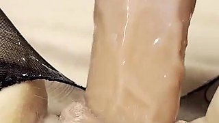 Horny Babe Masturbates Dildo