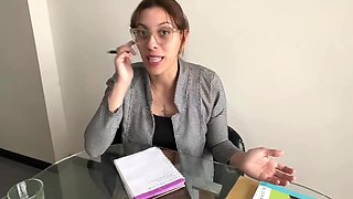 Your Spanish Teacher Gets Horny During The Class