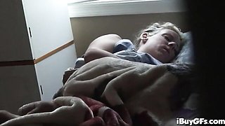 Marvelous fiancée at masturbation trailer