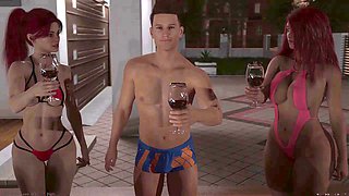 Bikini birthday bash with MissKitty2K at the shrink's office
