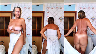 Hot Housewife in the Kitchen