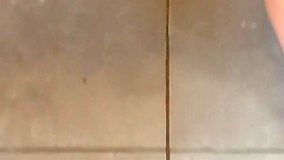 4K Nice Pee in the Shower
