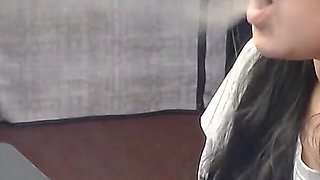 MILF Mid Make up Cigarette Smoking
