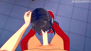 Suzune Horikita from Classroom of the Elite gets uncensored three-dimensional anime action