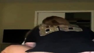 HD POV shaved brunette fucking your big cock