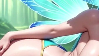 Hot Fairy Women in Forest, Ai Animation