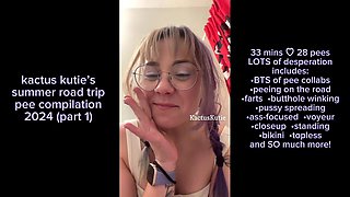 Summer Road Trip Pee Compilation Part 1