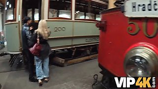 VIP4K. She Sold her Pussy to a stranger and Made her Boyfriend Watch