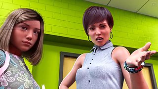 Hot milfs of Sunville in animated adventures