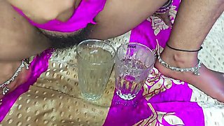 Bangala Bhabhi Drinks Piss in Glass - Piss Drinking Fetish HD