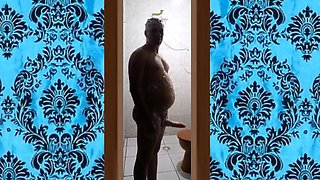 Meu Banho Gostoso Com o Pau Duro 011