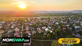 Religious stepmoms submit to their wishes and let their stepsons pound their mature twats -momswap