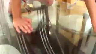 MY HOT DOUBLE TILL I SWALLOW 2 CREAMPIES: Blowjob, Anal  Blonde Porn
