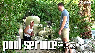 Jack Vidra Services Matthew Boschs Thick Uncut Cock Poolside