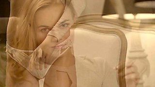 Sexy petite blonde MILF babes softcore