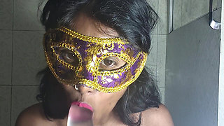 Indian wife playing with dildo