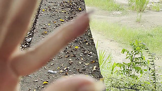 Colombian Girl Masturbates in Public on the Street