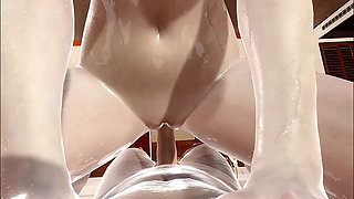 LADY DIMITRESCU FUCKING A GIANT COCK