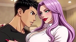 Horny stepmom grabbed by stepson when no one at home