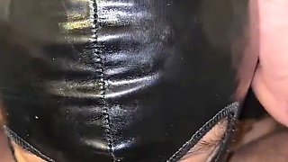 Pissing and Cumming in the Syringe and Throwing It Inside My Slutty Stepdaughter's Nose