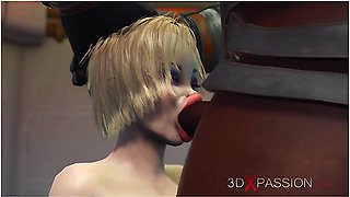 Alien Monster Fucks Hard A Young Blonde In The Sci-fi Lab