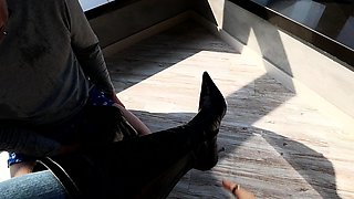 Horny Dominatrix Femdom Foot Fetish