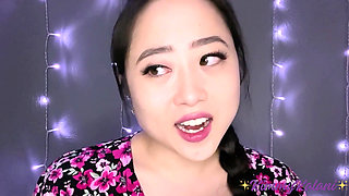 ASMR - Innocent Asian Kimmy Kalani Gives Her 1st Blowjob Roleplay