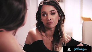 Uma Gets Hard Fucked By Her Slutty Nympho Boss Abigail To Keep Her Job With Uma Jolie