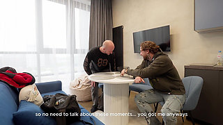 Aleks Sam Brought Me on Vacation and Shared Apartments with My Friend Str1pper Who Spied on Us in Bed (part 1/3)