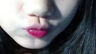 Beautiful Korean Girl Strips on Webcam