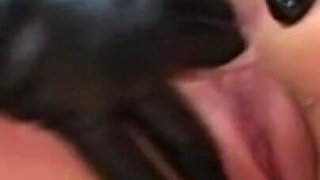Cock and dildo in sexy ass