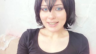 You and Mavis are alone in Dracula's castle and she wants you to plow her and jizz deep in her poon on Halloween