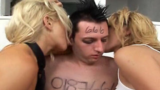 Busty MILF Getting Huge Cock While Her Friend Watching