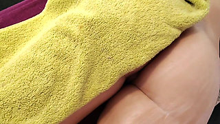 Giving Hot Massage Wearing Rayban Glasses