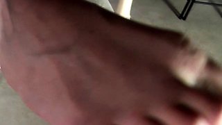 Glamour babe with big boobs masturbates in lingerie