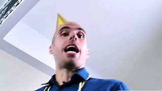 New Year Family Threesome With Jewelz Blu And Vina Sky