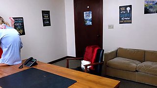 Bitchy MILF Learning Who Is The Boss in This Office
