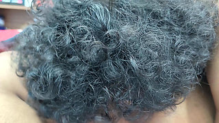 Anal hole lick with nipple press