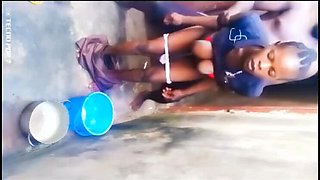 Neighborhood Girl Zenex Fucked Hard in Unfinished House Corner - Doggy Style & Missionary Sex