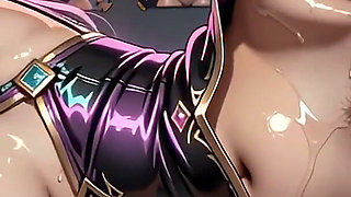 Elf Cosplay Camgirl Teases Her Assistant Then Fucks Him in Her Bedroom [ai Generated]