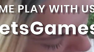 An Extreme Shockinaw Strip Game Is Tarting with a Passionate Kiss