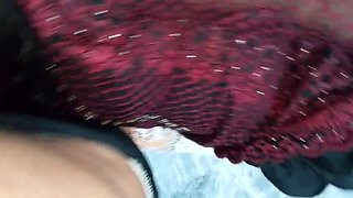 Step son gives stepmom a satisfying doggy style pounding