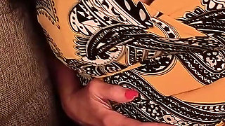 Big Boob BBW Granny Fucking Pussy with Huge Dildo in POV View