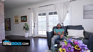 Gigantic hijab stepmom kitten valance seduces and bangs her fortunate sonny