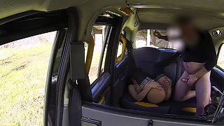 a little tease in the taxi