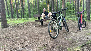 A bike ride in the park ended with anal creampie. That's how we celebrated her birthday.