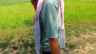 Desi Village Girl Fucks Friend in Fields - Hindi Audio Outdoor Sex with Face Fucking & Happy Ending