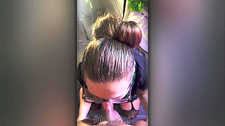 Ms. Kay Lee Sucks You Until She Milks Your Cum Onto Her Face!!