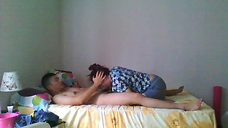 Submissive Teen Chinese Slut Sucks My Dick and Swallows My Cum